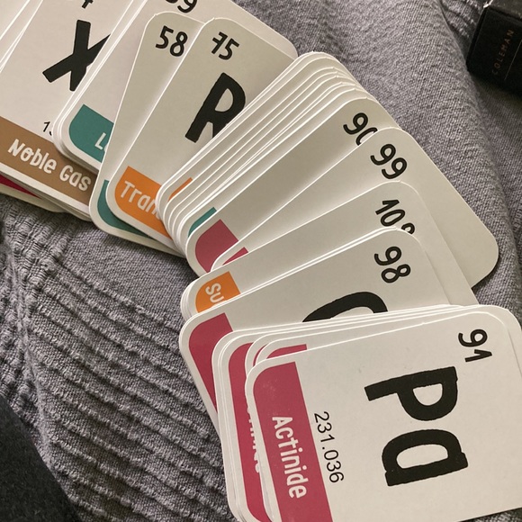 Periodic Table elements flashcards - Picture 3 of 6